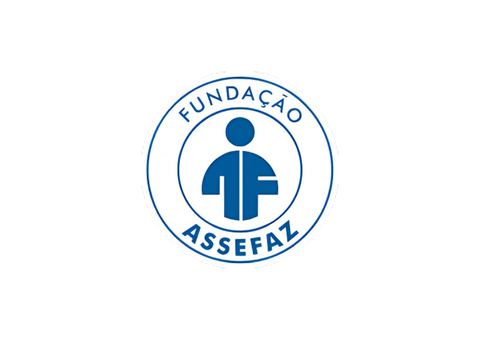 Logo of Fundação Assefaz, blue circle with stylized person and "AF" initials.