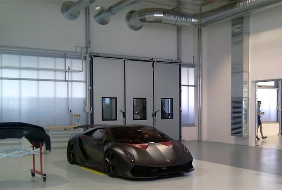 interior with Lamborghini
