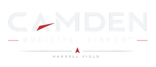 A light blue airplane icon ascending from a curved, coral-colored abstract shape on a white background.