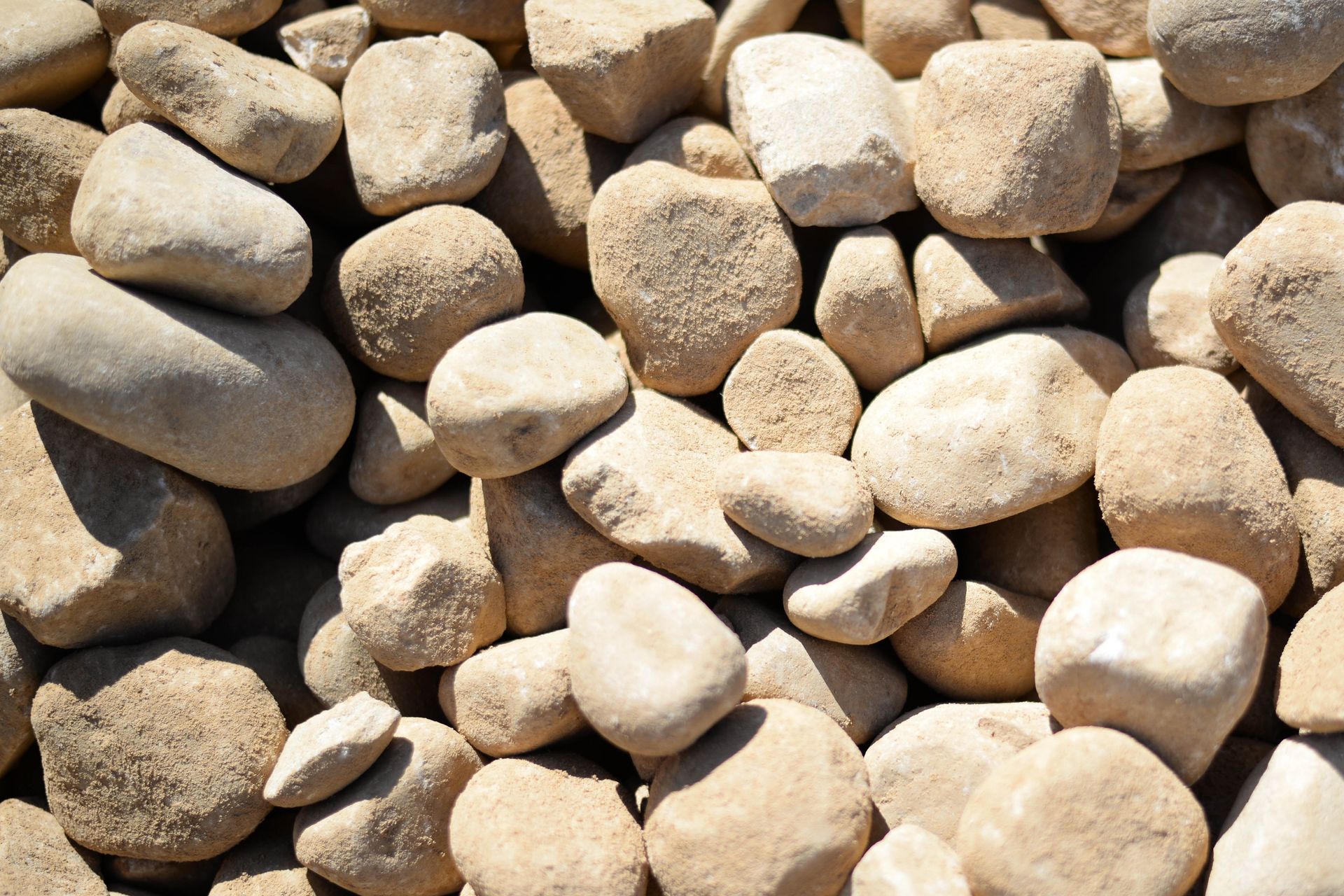 A pile of rocks sitting on top of each other on a table.