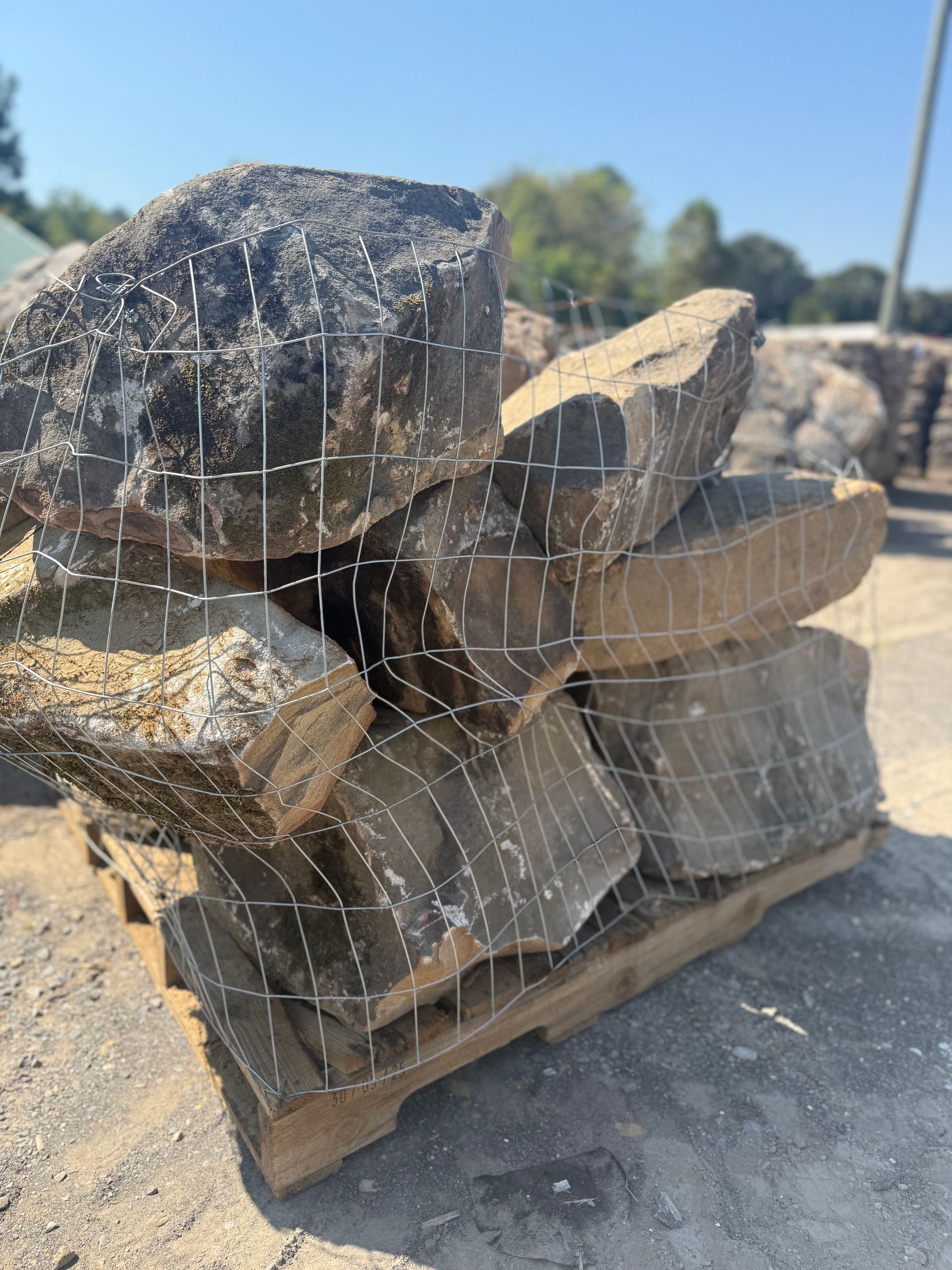 A pile of rocks sitting on top of each other on a table.