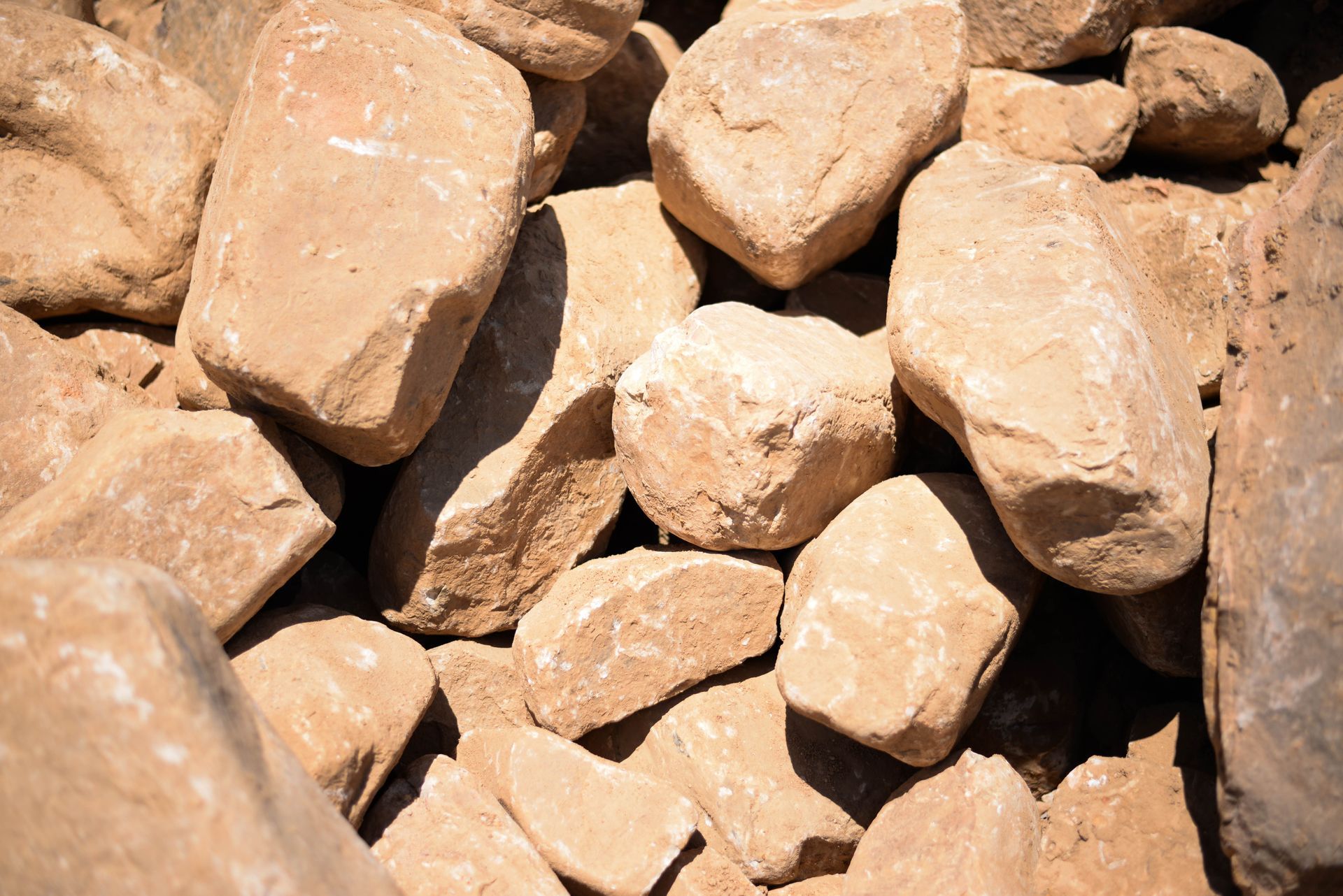 A pile of rocks sitting on top of each other on a table.