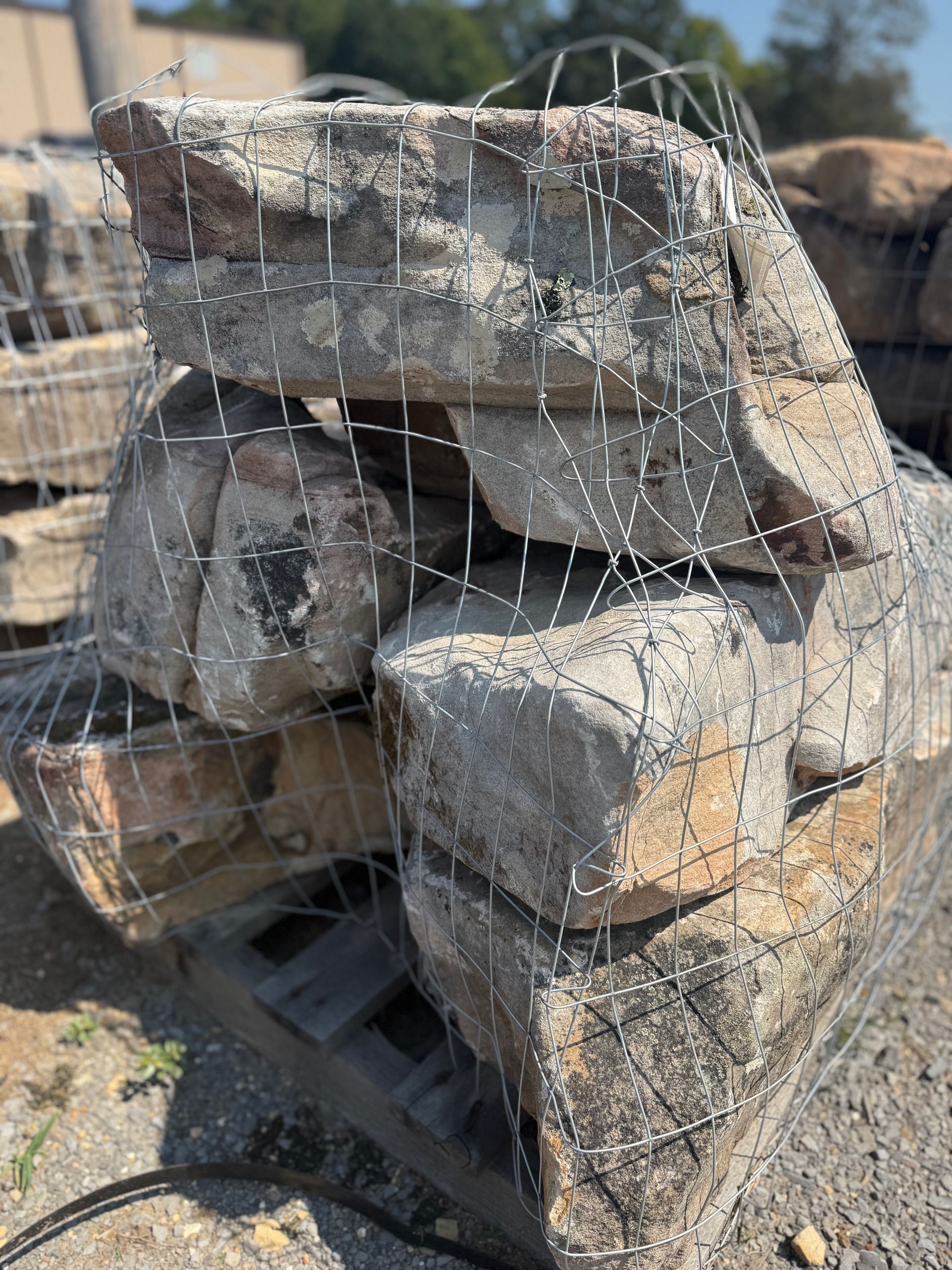 A pile of rocks sitting on top of each other on a table.