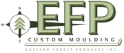 A logo for eep custom moulding eastern forest products inc.