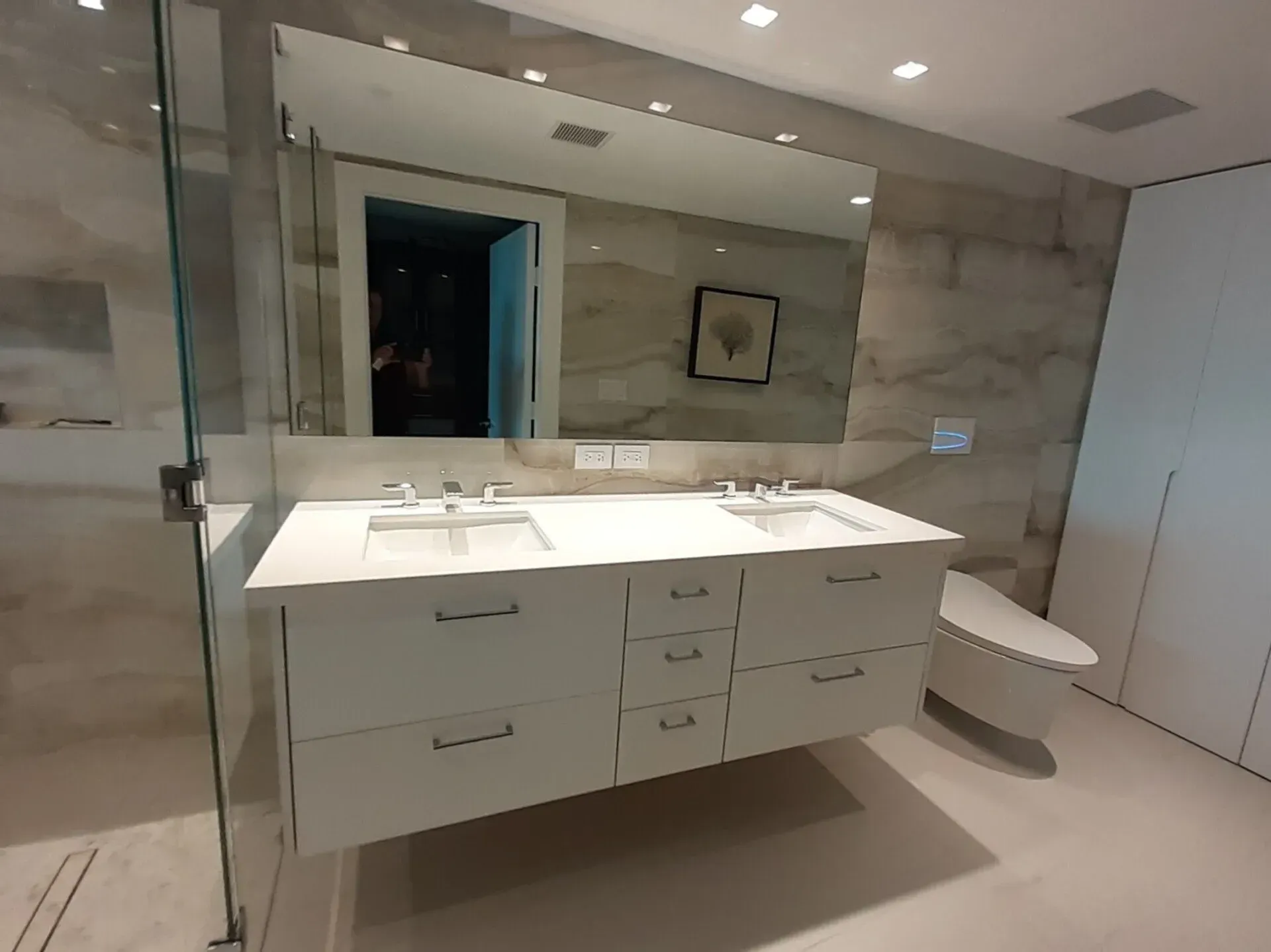 Floating Bathroom Vanity in Miami Beach
