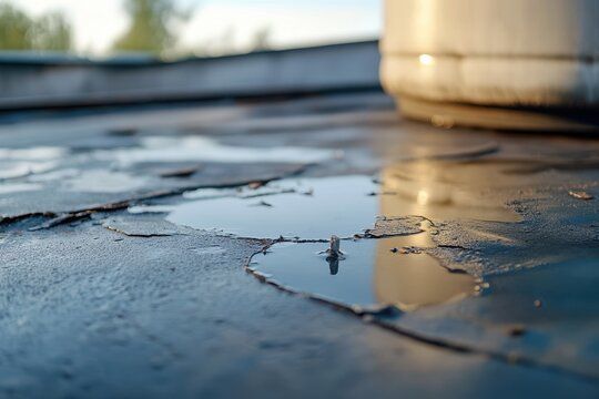 A faucet is leaking water onto the floor.
