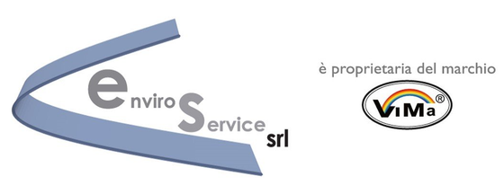 Un logo per un'azienda chiamata enviro service srl