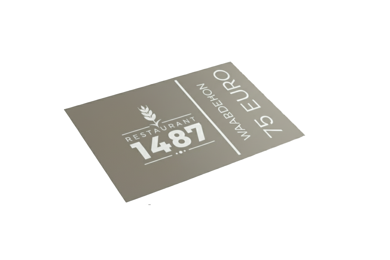 Waardebon t.w.v. 75 euro