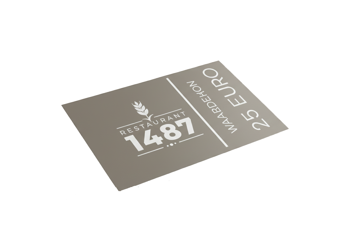 Waardebon t.w.v. 25 euro