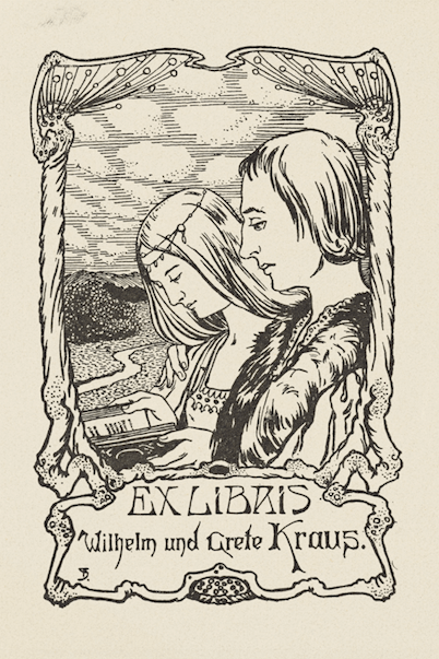 EXLIBRIS KRAUS von Bô Yin Râ