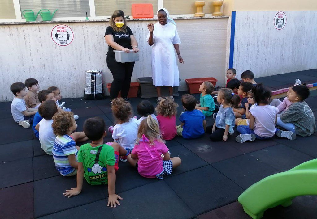 attività in giardino