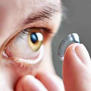 Eyewear — Putting Contact Lense in Lafayette, IN