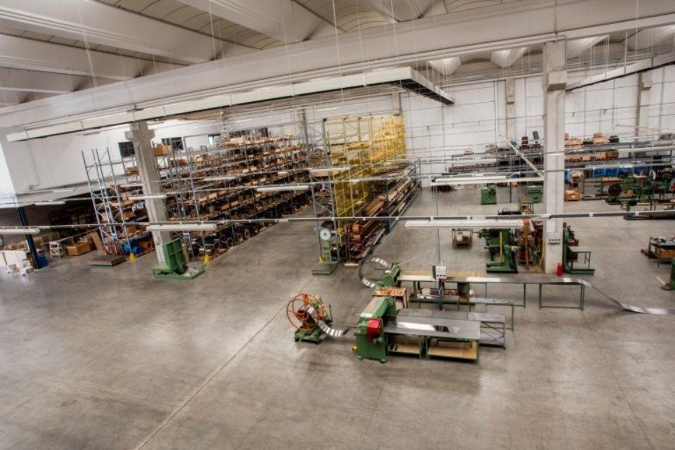 Vista interno capannone