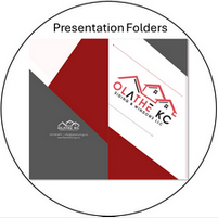 A presentation folder for a company called olathe kc