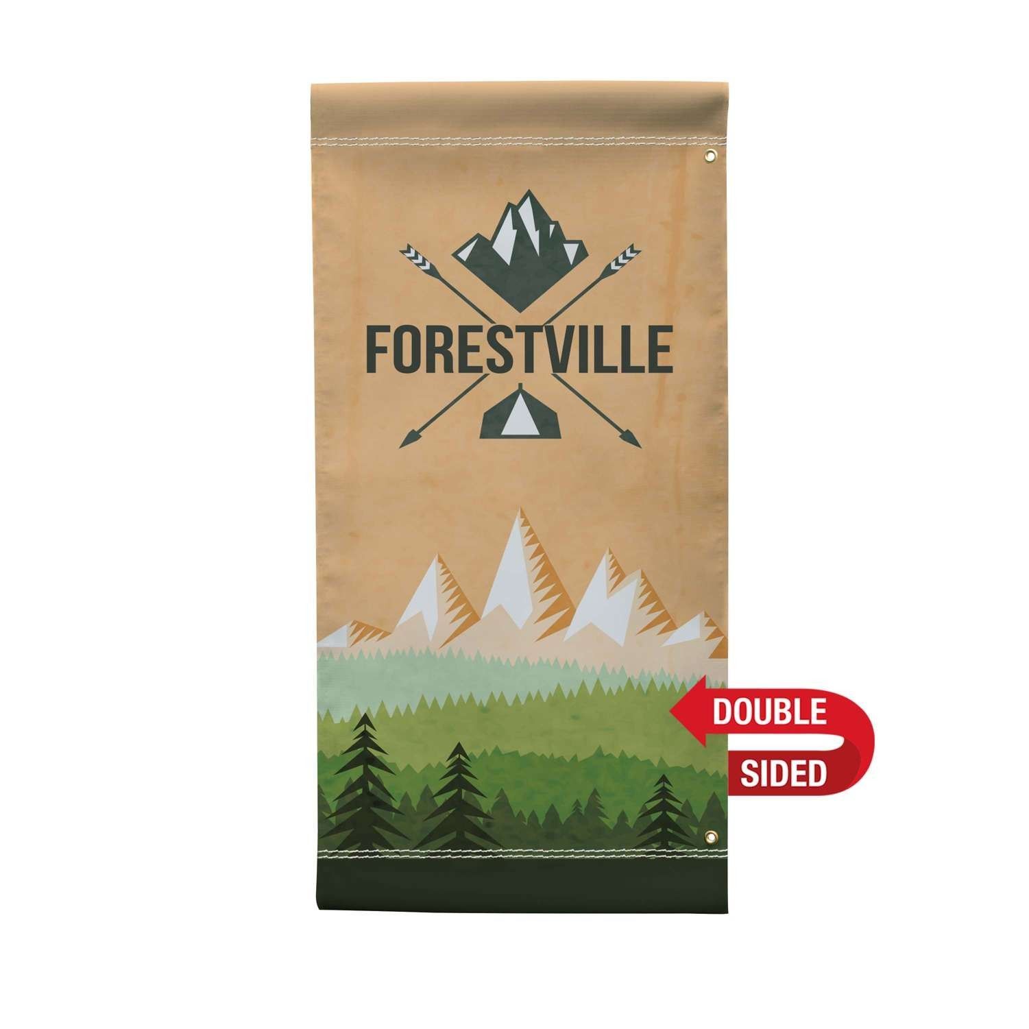 A towel that says forestville on it