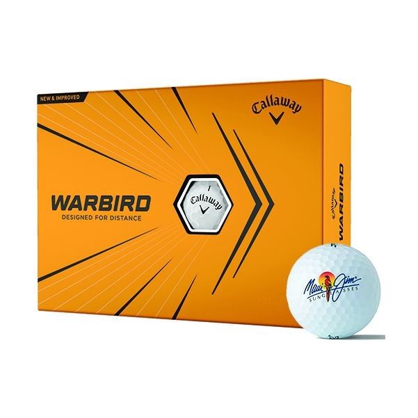 A box of callaway warbird golf balls