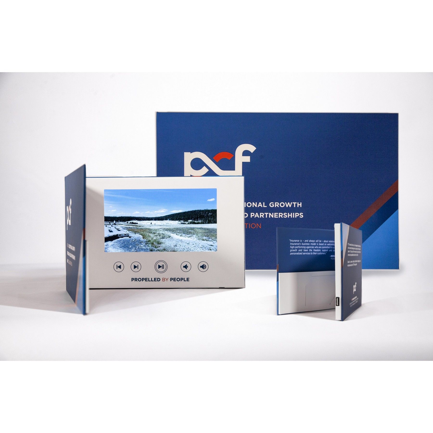A blue box with the letter nf on it