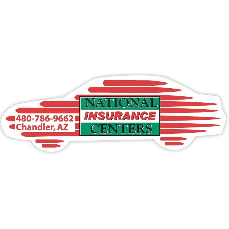 A sticker that says national insurance centers on it