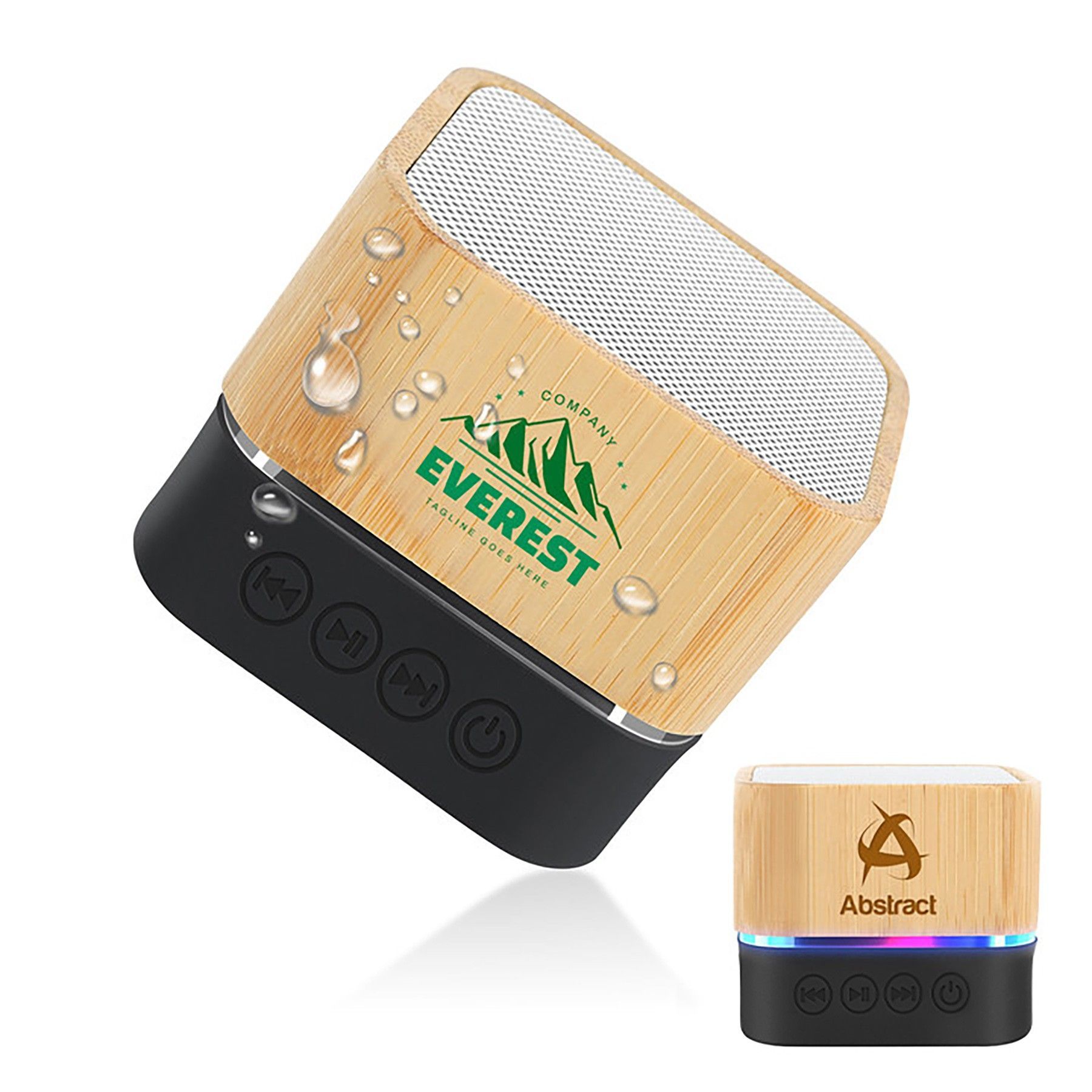 A wooden speaker with the word everest on it.