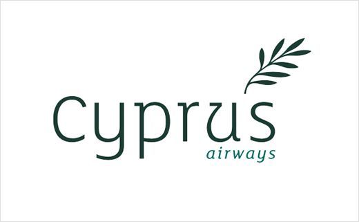 A logo for cyprus airways with a leaf on it