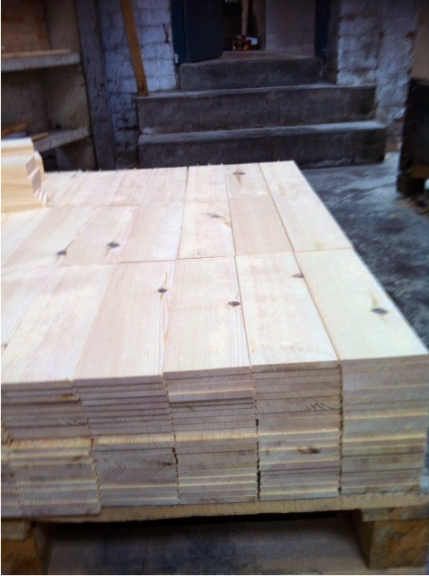 close up of timber slats