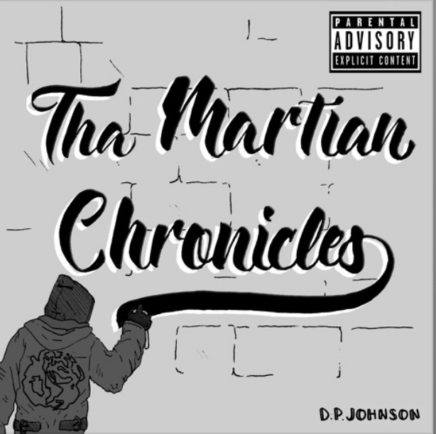 A book titled the martian chronicles by d.p. johnson