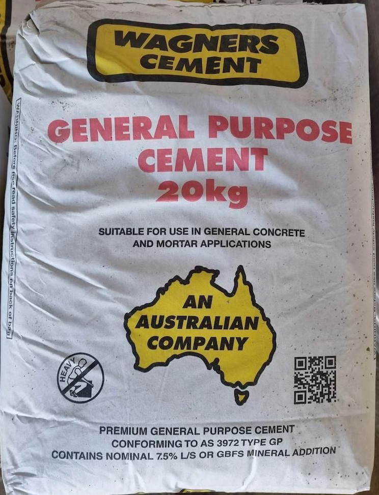 A Bag Of Wagner 's General Purpose Cement 20kg — Campbell's Truck and Bobcat and Landscape Supplies In Gympie, QLD
