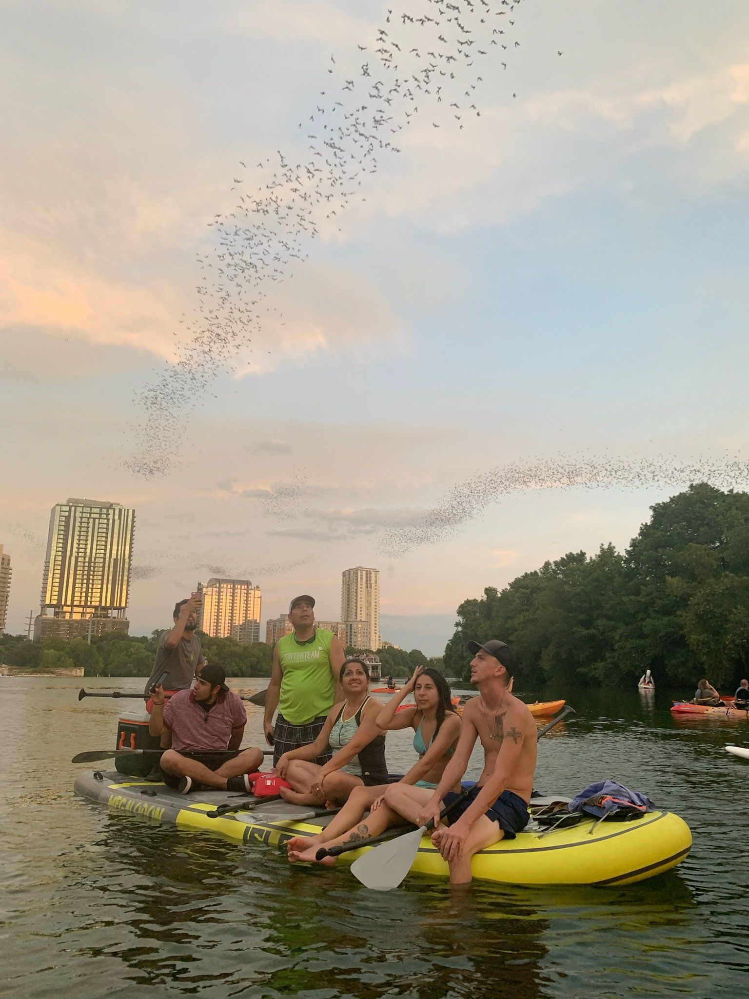 Bats and Boats Downtown Sunset kayak Tour with Bats