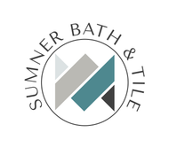 A logo for a company called summer bath and tile