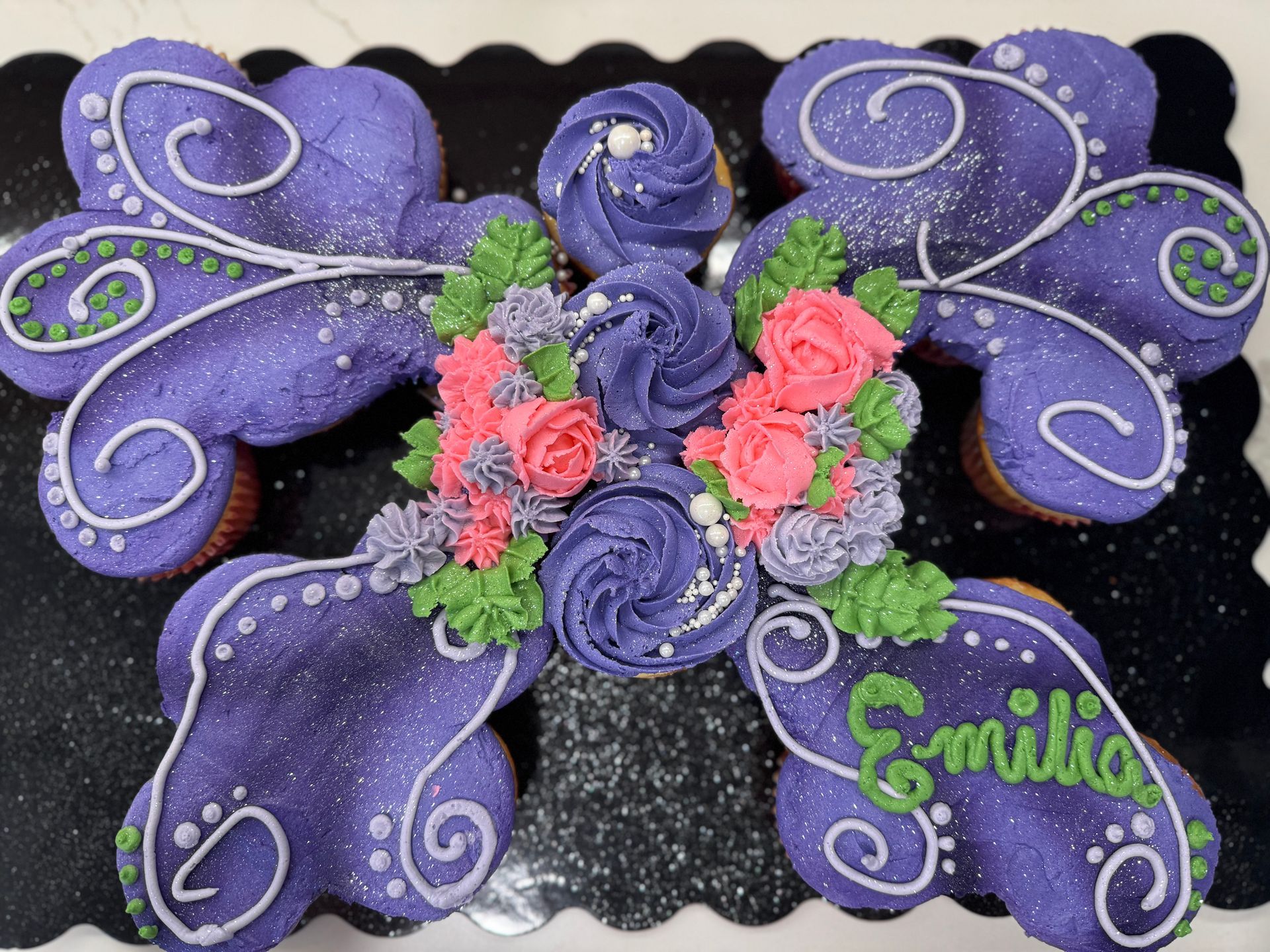 Butterfly Pull Apart Cake