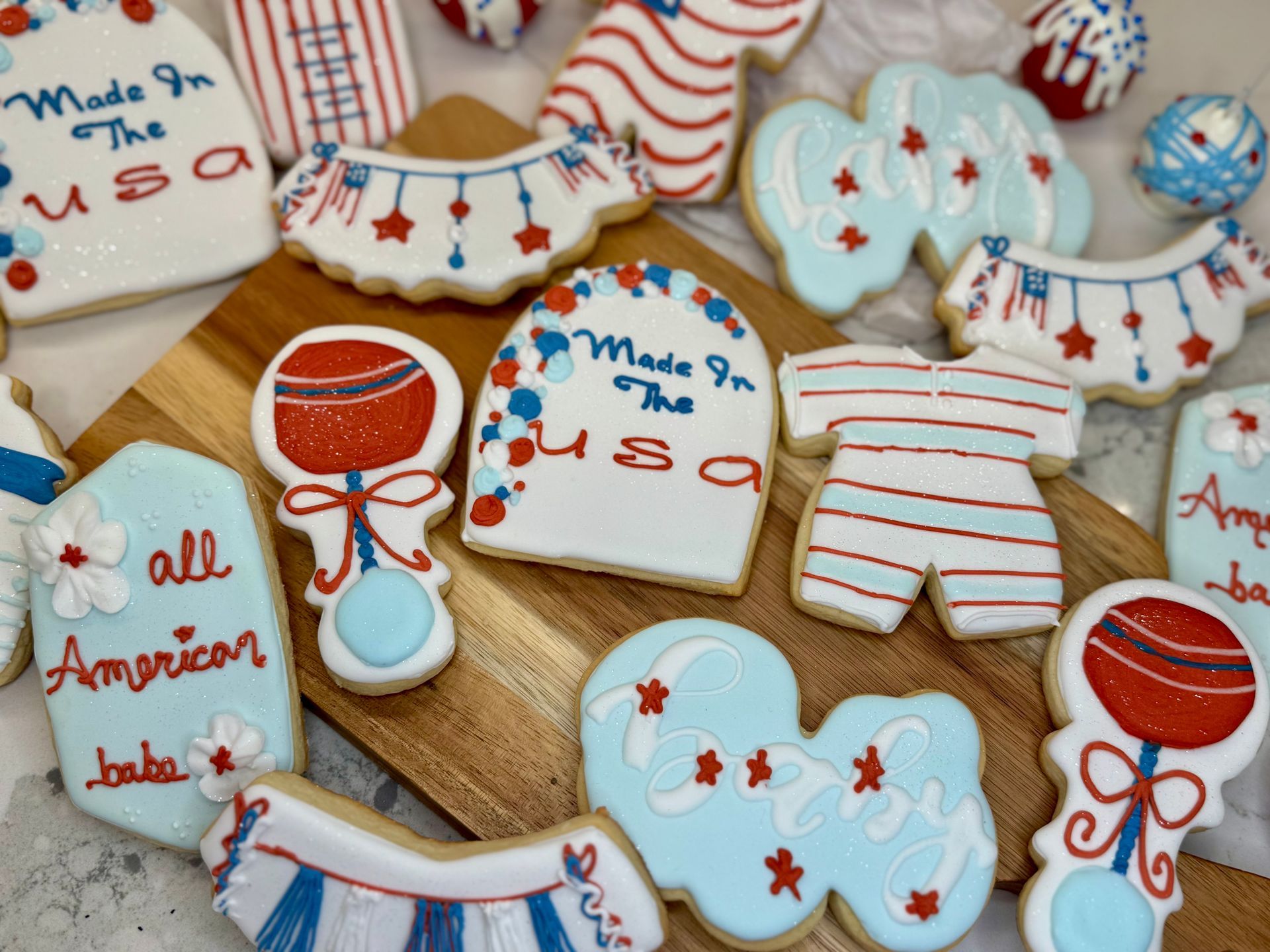 Made in the USA Baby Shower Cookies