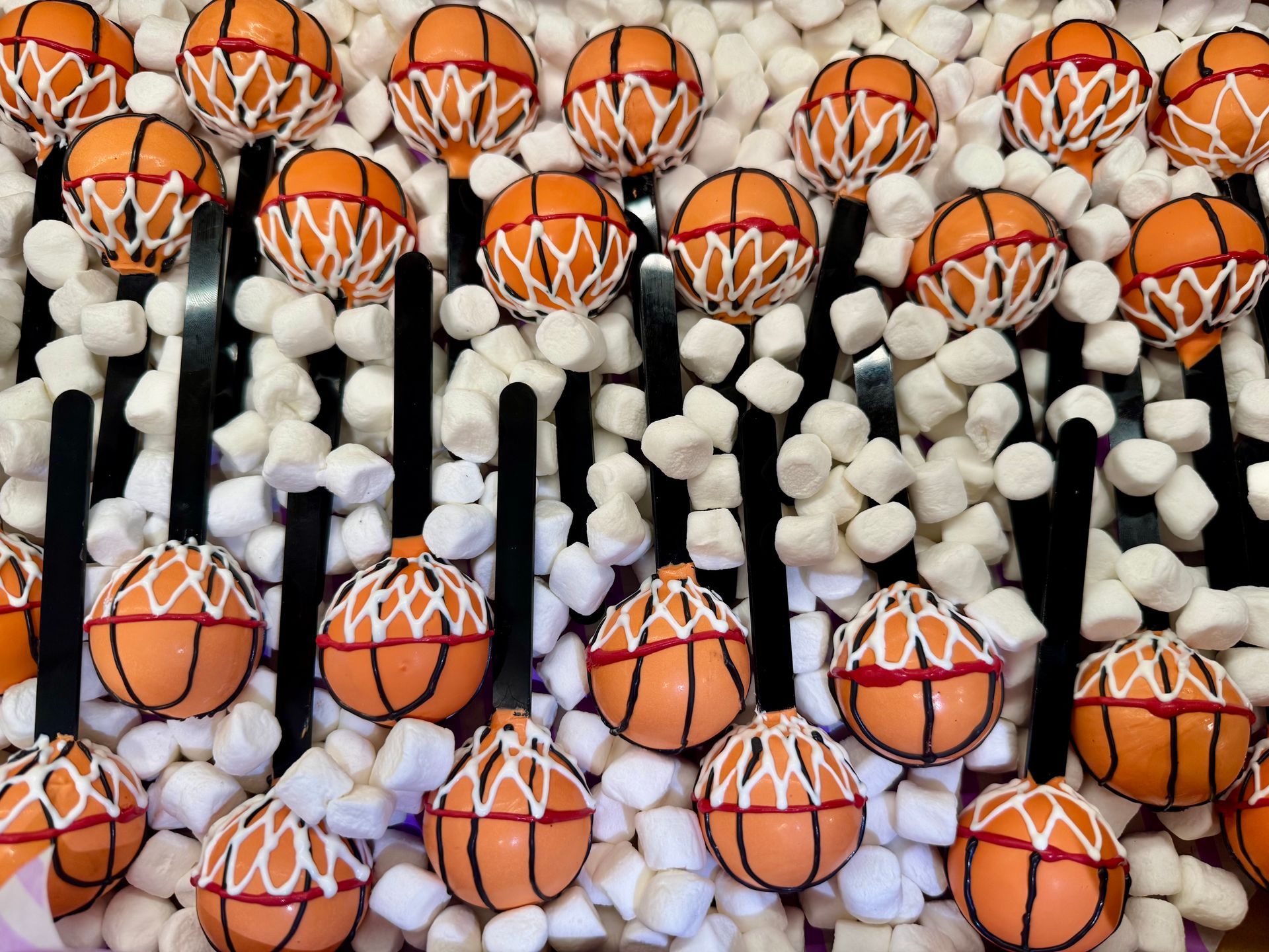 Basketball Cake Pops