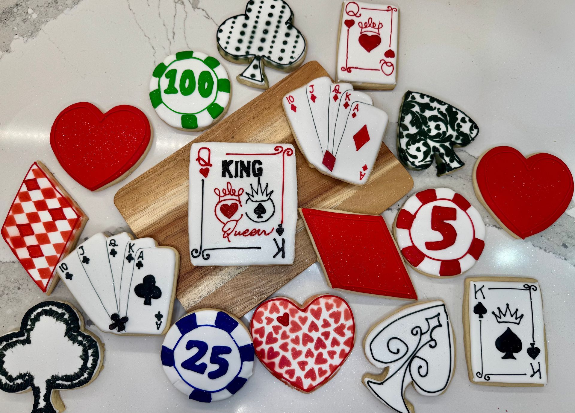 King or Queen Gender Reveal Cookies