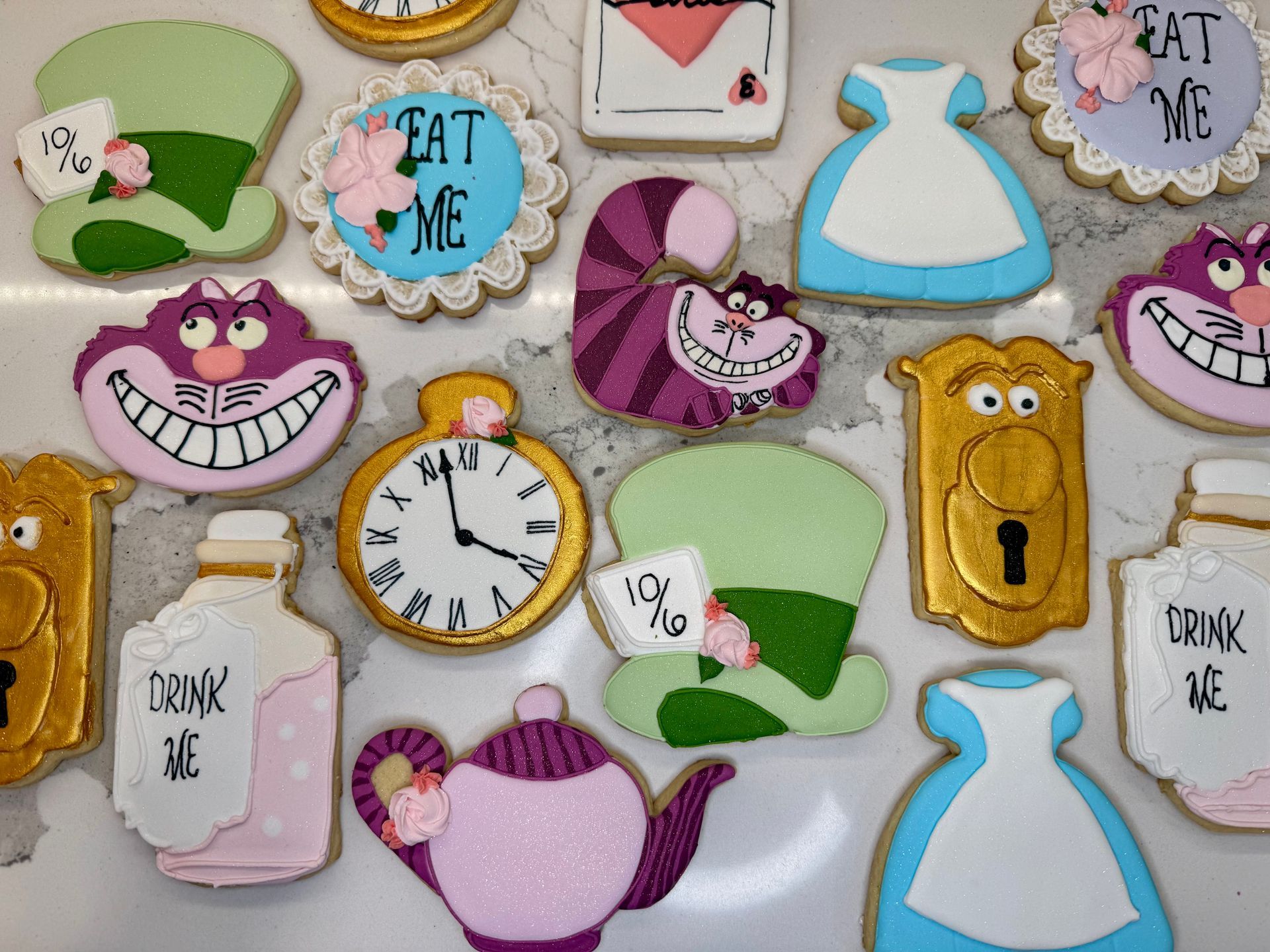Alice in Wonderland Cookies