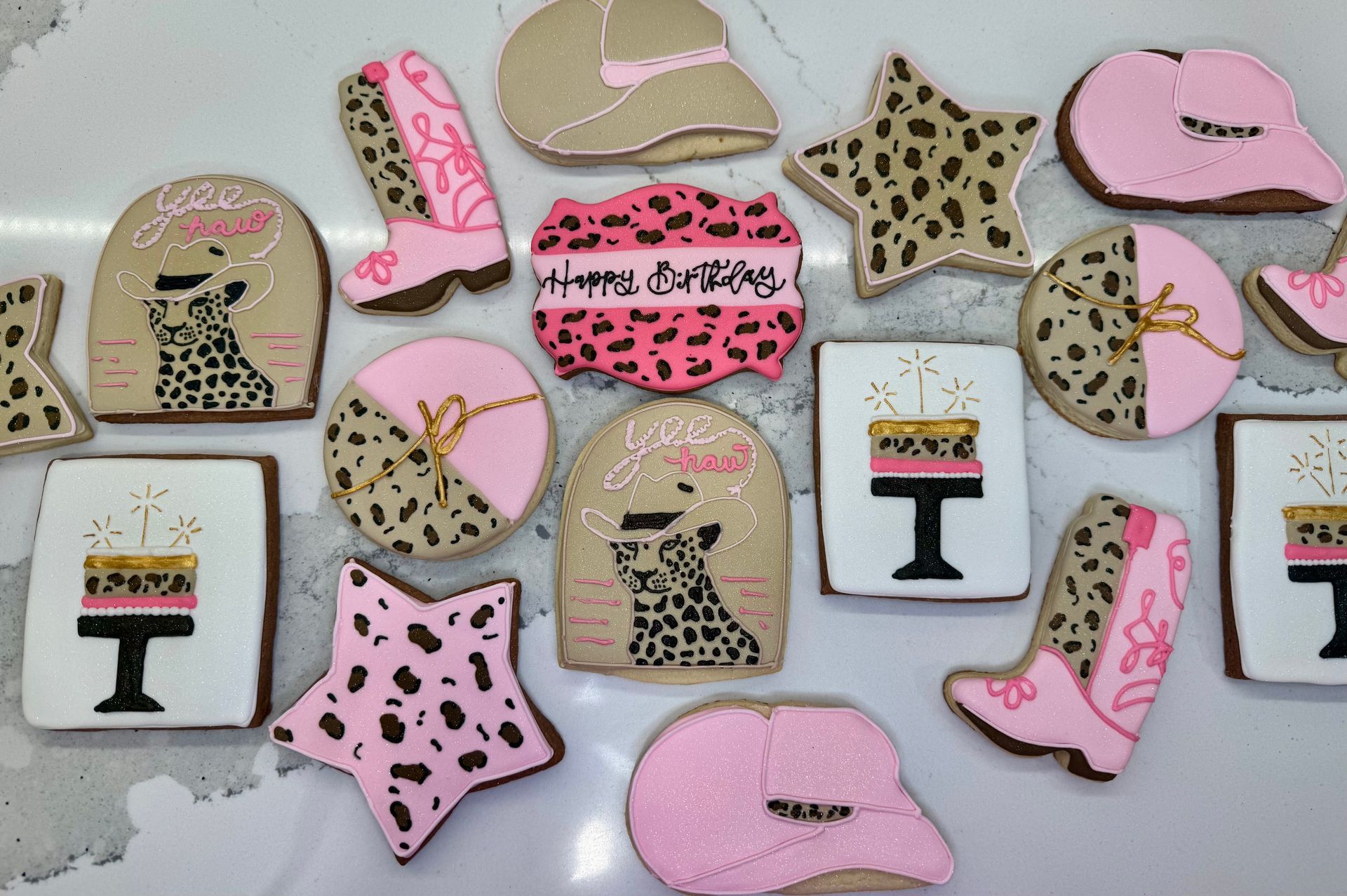 Country Leopard Cookies
