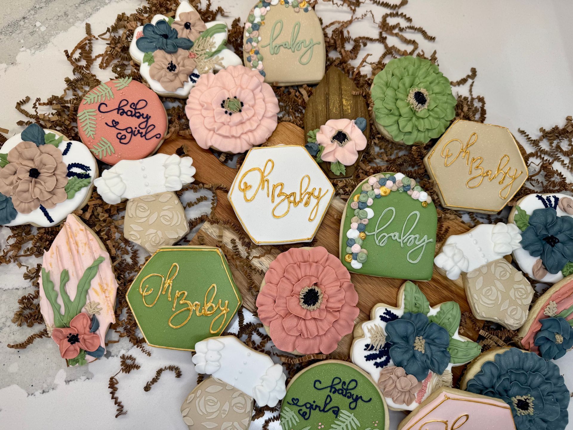 Fall Baby Shower Cookies