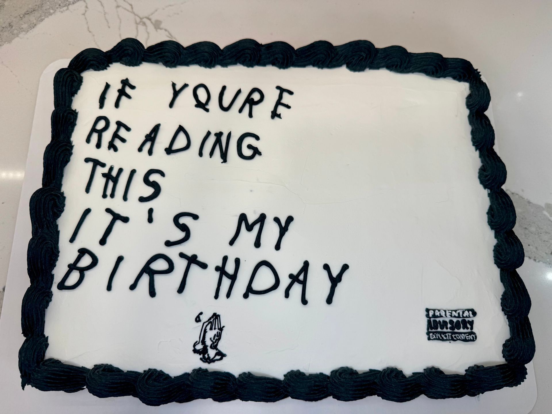 Drake Label Cake