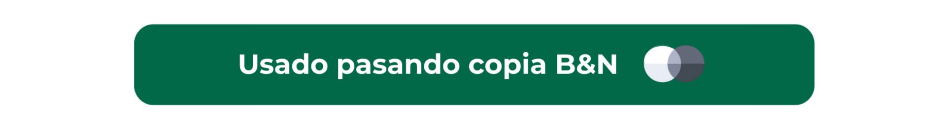 Un botón verde con la palabra usado.