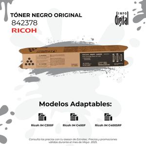 Una imagen de un tóner para una impresora ricoh.