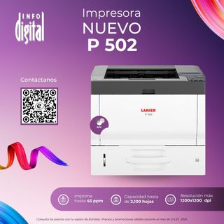 Un cartel para una imprenta que dice nuevo p 502