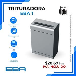 Un anuncio de una trituradora de papel que cuesta $ 20,671