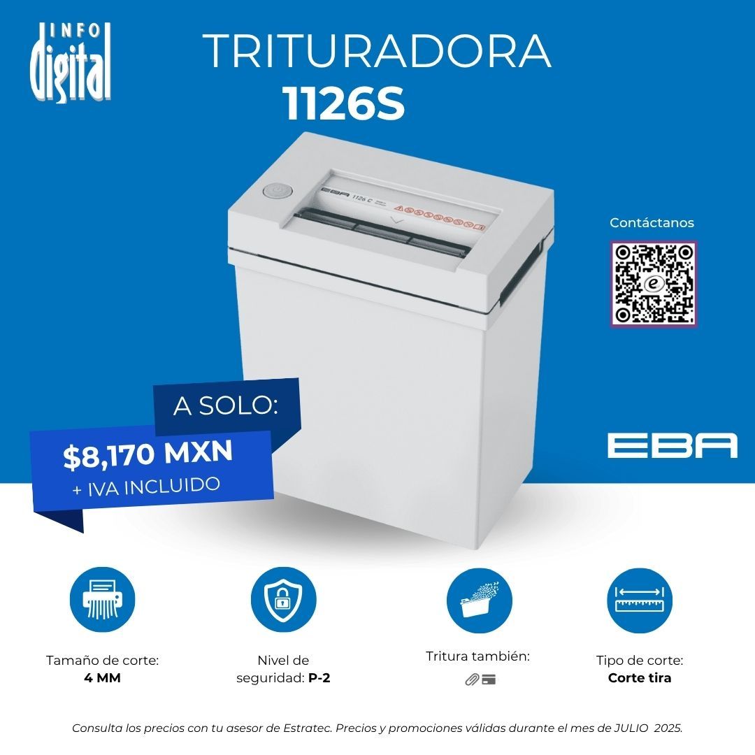 Una caja blanca con la palabra trituradora en ella