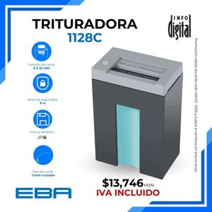 Un anuncio de una trituradora de papel que cuesta $ 13,746