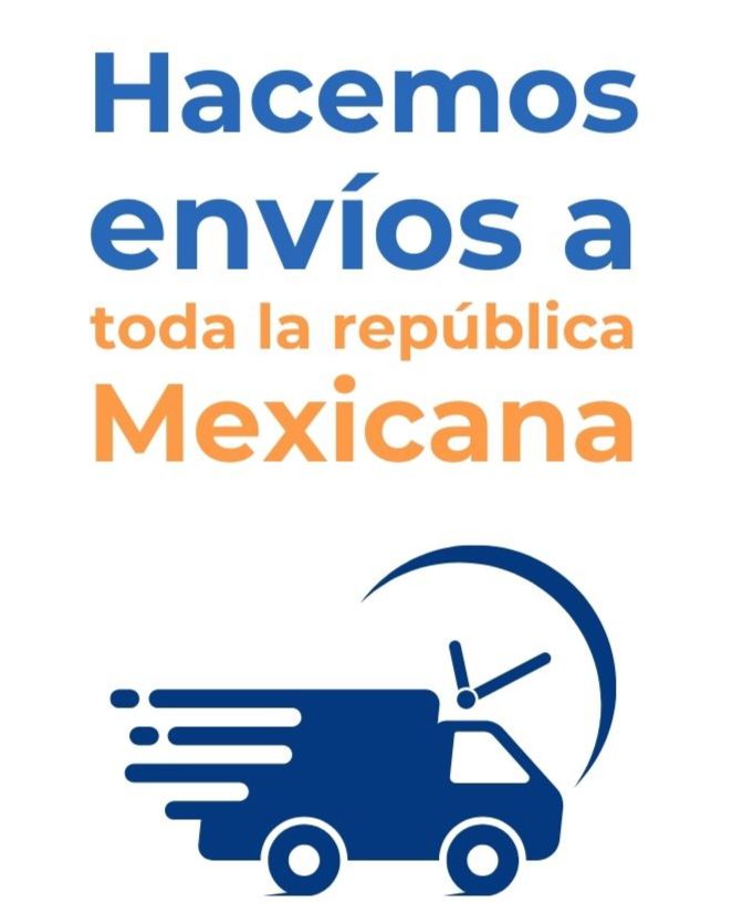 A sign that says hacemos envios a toda la republica mexicana