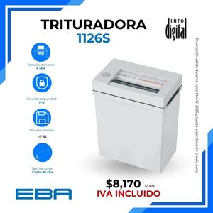 Una caja blanca con la palabra trituradora en ella