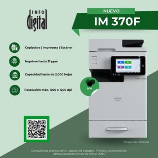 Una imagen de una impresora con un código QR.