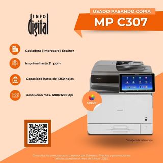 An ad for usado pasando copia mp c307