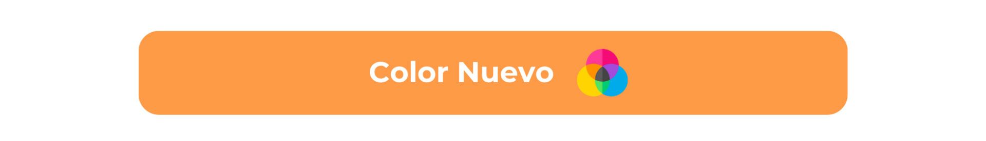 Un botón naranja con la palabra color nuevo.