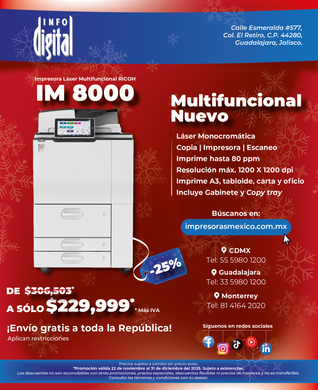 Un anuncio de una impresora que dice nueva p 311