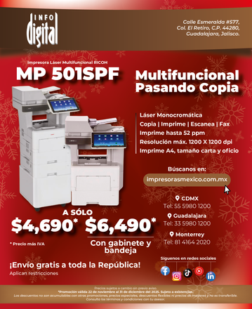 Un anuncio de una impresora llamada Lanier LW 325